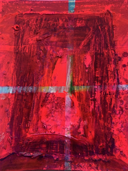 mixed media on cardboard 25×30 cm